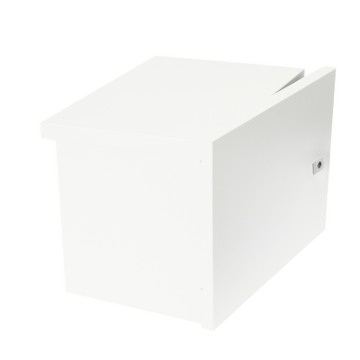 EPCOM INDUSTRIAL - Gabinete para instalación de 2 Baterías PL4012, Fabricado en Lámina Galvanizada, Opción para montar en poste (No incluido)