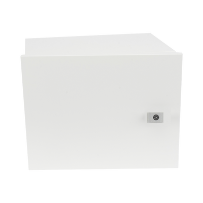 EPCOM INDUSTRIAL - Gabinete para instalación de 2 Baterías PL4012, Fabricado en Lámina Galvanizada, Opción para montar en poste (No incluido)