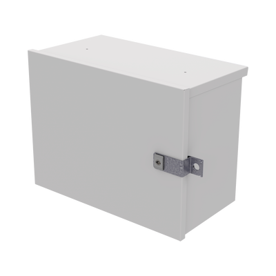 EPCOM INDUSTRIAL - Gabinete de Acero Galvanizado, para Instalación de 1 Batería PL110D12, (550 x 420 x 290 mm)  Instalación en piso o poste, accesorios (No incluidos)