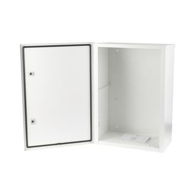 EPCOM INDUSTRIAL - Gabinete para instalación de 2 Baterías PL110D12, Fabricado en Lámina Galvanizada, Accesorios para piso o poste (No incluidos)