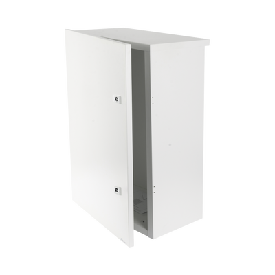EPCOM INDUSTRIAL - Gabinete para instalación de 2 Baterías PL110D12, Fabricado en Lámina Galvanizada, Accesorios para piso o poste (No incluidos)