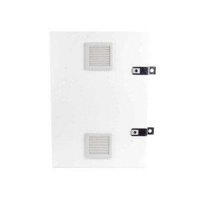EPCOM INDUSTRIAL - Gabinete para instalación de 2 Baterías PL110D12, Fabricado en Lámina Galvanizada, Accesorios para piso o poste (No incluidos)