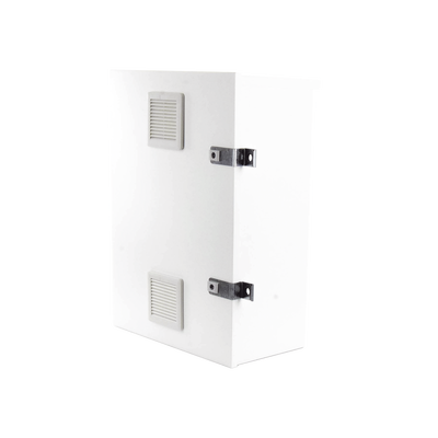 EPCOM INDUSTRIAL - Gabinete para instalación de 2 Baterías PL110D12, Fabricado en Lámina Galvanizada, Accesorios para piso o poste (No incluidos)