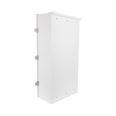 EPCOM INDUSTRIAL - Gabinete para instalación de 3 Baterías PL110D12, Fabricado en Lámina Galvanizada, Accesorios para piso o poste (No incluidos)