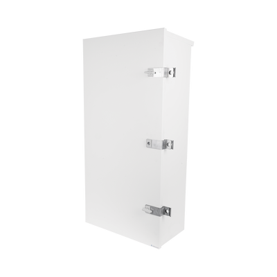 EPCOM INDUSTRIAL - Gabinete para instalación de 3 Baterías PL110D12, Fabricado en Lámina Galvanizada, Accesorios para piso o poste (No incluidos)