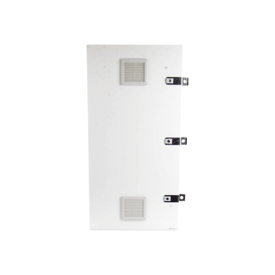 EPCOM INDUSTRIAL - Gabinete para instalación de 3 Baterías PL110D12, Fabricado en Lámina Galvanizada, Accesorios para piso o poste (No incluidos)