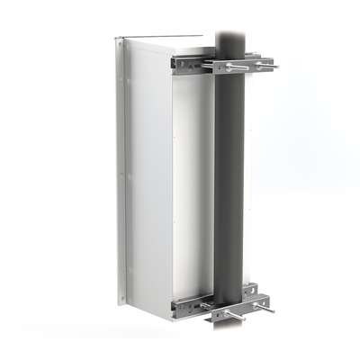 EPCOM INDUSTRIAL - Montaje Galvanizado para Instalar en Poste o Pared Gabinetes con Iniciales EIPCB