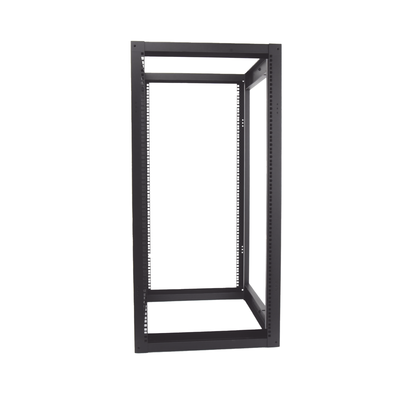 LINKEDPRO BY EPCOM - Rack Estándar 19" de 4 Postes, Acero, 24 Unidades, Profundidad Ajustable.