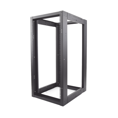 LINKEDPRO BY EPCOM - Rack Estándar 19" de 4 Postes, Acero, 24 Unidades, Profundidad Ajustable.