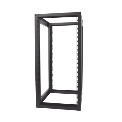LINKEDPRO BY EPCOM - Rack Estándar 19" de 4 Postes, Acero, 24 Unidades, Profundidad Ajustable.