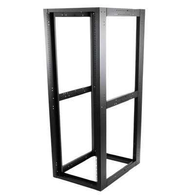 LINKEDPRO BY EPCOM - Rack Estándar 19" de 4 Postes, Acero, 45 Unidades, Profundidad Ajustable.