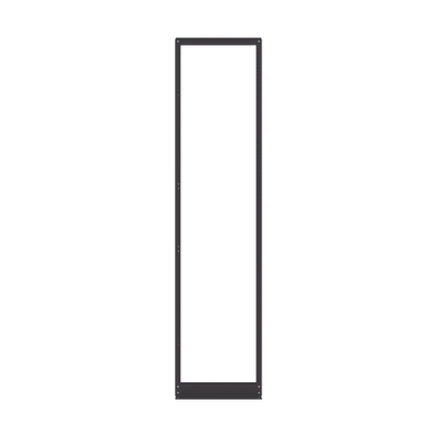 LINKEDPRO BY EPCOM - Rack de 2 Postes, Estándar 19", 45 Unidades, Fabricado en Acero, Base "L" para Anclar a Piso.