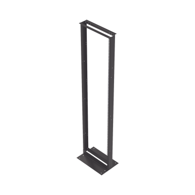 LINKEDPRO BY EPCOM - Rack de 2 Postes, Estándar 19", 45 Unidades, Fabricado en Acero, Base "L" para Anclar a Piso.