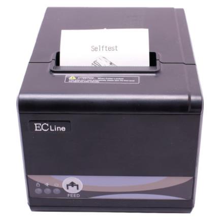 ECLINE - Impresora Ecline Termica Velocidad de Impresion 250mm/s Papel 80mm Corte Automatico Interfaz USB+Serial+Ethernet