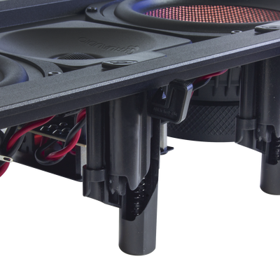 TRUAUDIO - BOCINA DE PARED | 2 WOOFERS DE FIBRA DE CARBONO 6.5'' | TWEETER DE TITANIO 1'' | 200W
