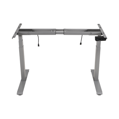 EPCOM INDUSTRIAL - Base de Escritorio Motorizado Profesional / Altura Ajustable 60-125cm / Estructura Estable / Funcionamiento Suave / 3 Preset de Posiciones / Color Gris / Soporta hasta 100Kg de carga