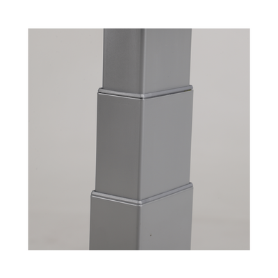 EPCOM INDUSTRIAL - Base de Escritorio Motorizado Profesional / Altura Ajustable 60-125cm / Estructura Estable / Funcionamiento Suave / 3 Preset de Posiciones / Color Gris / Soporta hasta 100Kg de carga