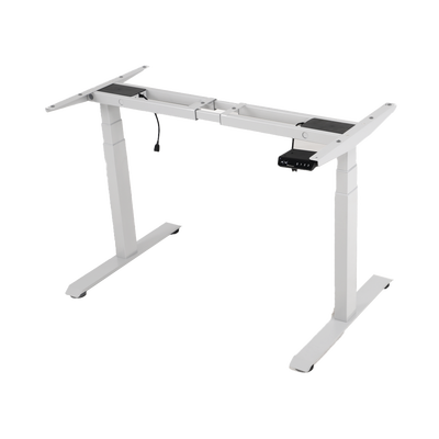 EPCOM INDUSTRIAL - Base de Escritorio Motorizado Profesional / Altura Ajustable 60-125cm / Estructura Estable / Funcionamiento Suave / 3 Preset de Posiciones / Color Blanco / Soporta hasta 100Kg de carga
