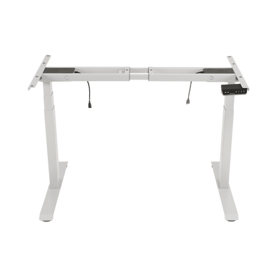 EPCOM INDUSTRIAL - Base de Escritorio Motorizado Profesional / Altura Ajustable 60-125cm / Estructura Estable / Funcionamiento Suave / 3 Preset de Posiciones / Color Blanco / Soporta hasta 100Kg de carga