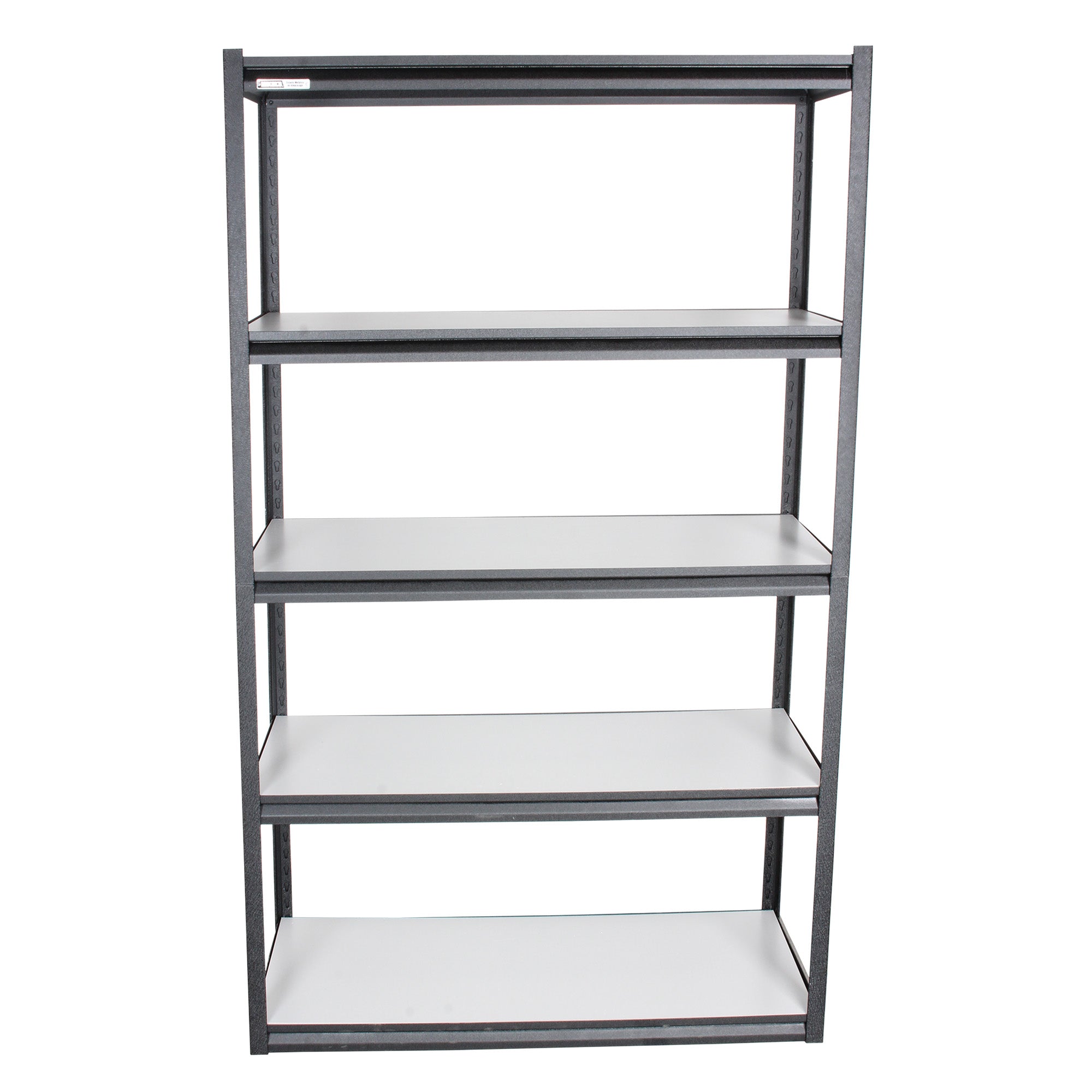 Estante para almacenaje metálico (48” x 18”) 5 repisas (2,500 kgs)