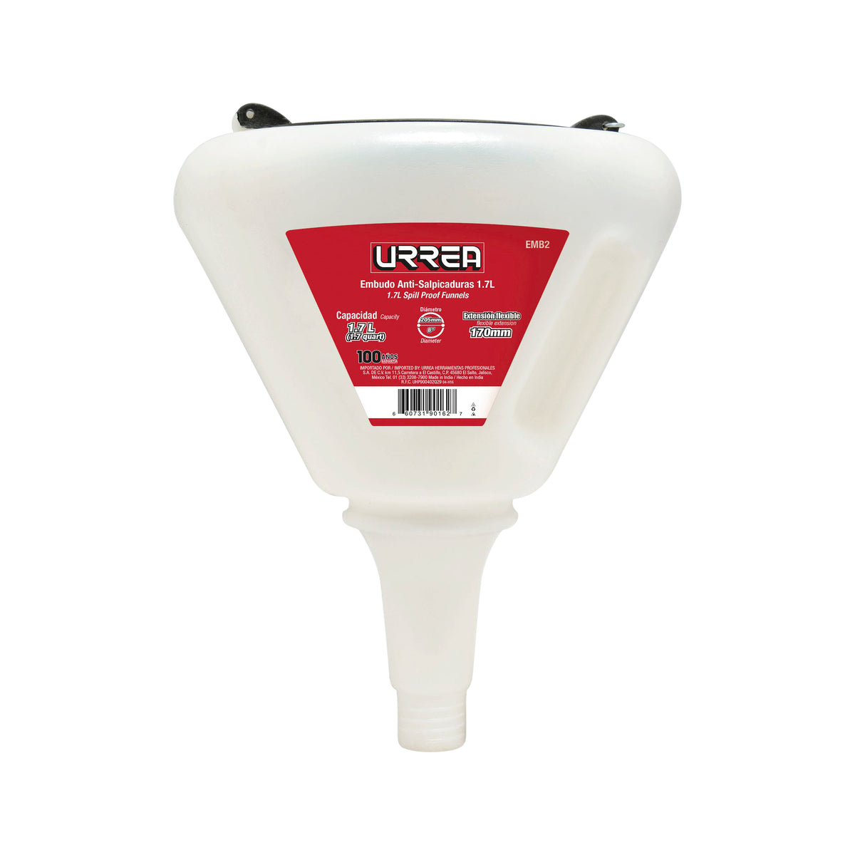 Urrea - Embudo anti-salpicaduras 1.7L
