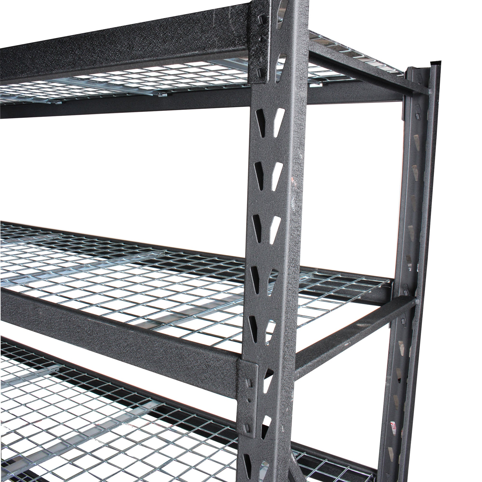 Estante para almacenaje metálico  industrial (77”x24”) 4 repisas (2,500 kgs)