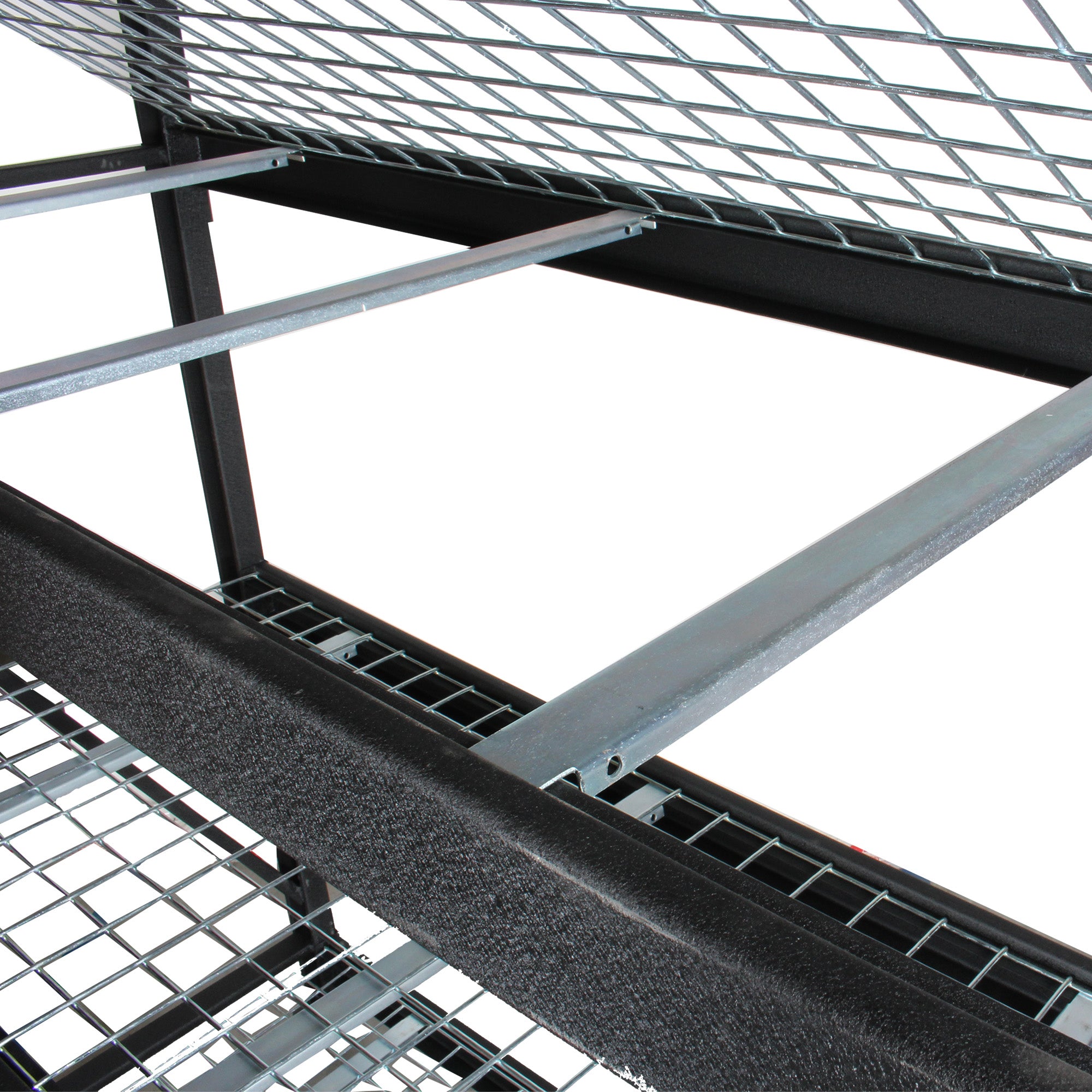 Estante para almacenaje metálico  industrial (77”x24”) 4 repisas (2,500 kgs)