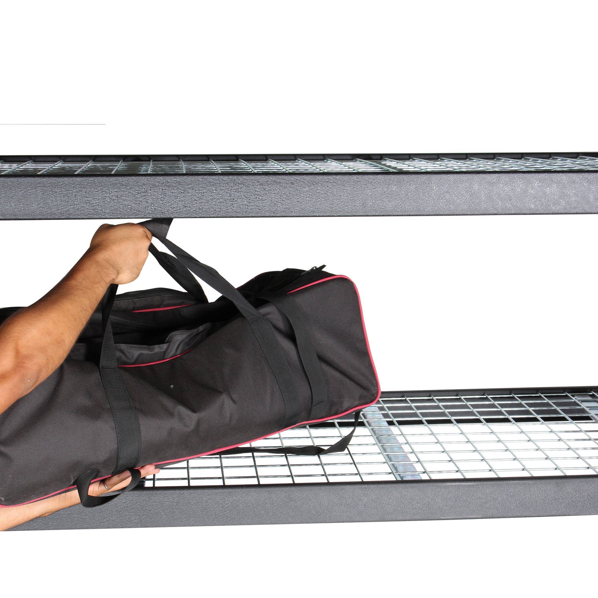Estante para almacenaje metálico  industrial (77”x24”) 4 repisas (2,500 kgs)
