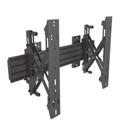 EPCOM INDUSTRIAL - Montaje de Pared Push in -  Pop out para Videowall| VESA 400| Para pantallas de 37 a 65 in | Capacidad Maxima de Carga 30 Kg