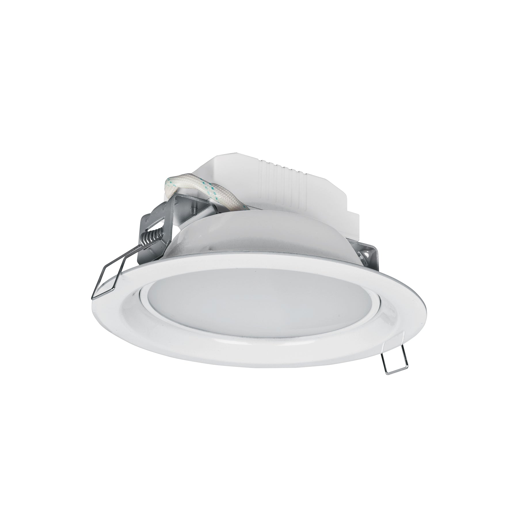 Luminario LED empotrado redondo de 6 W, luz de dia, Volteck