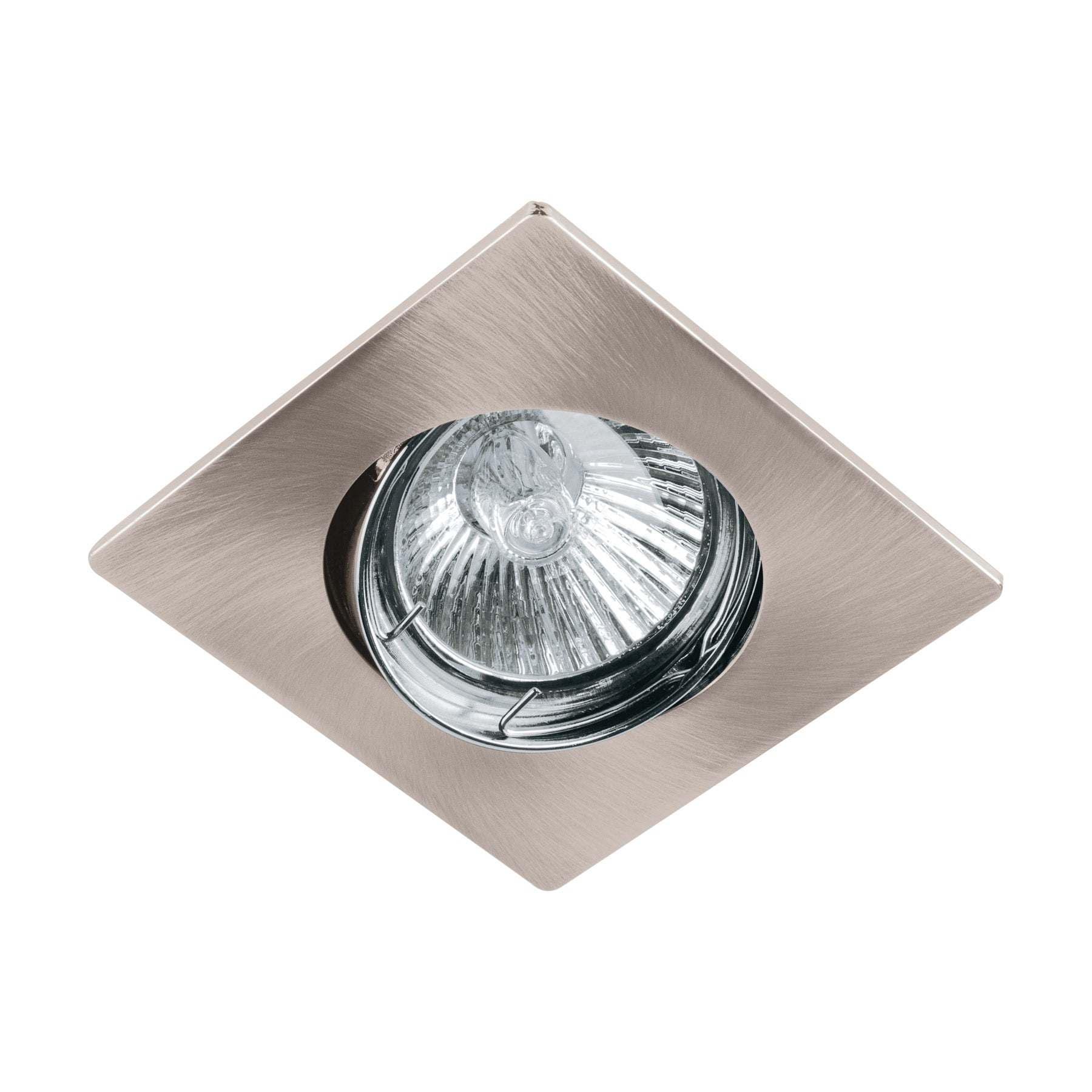 Luminario cuadrado satin spot dirigible, lampara no incluida