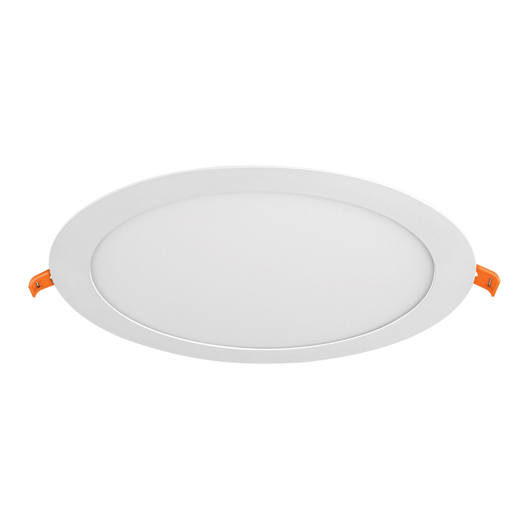 Luminario ultra delgado LED 18 W empotrar redondo luz calida