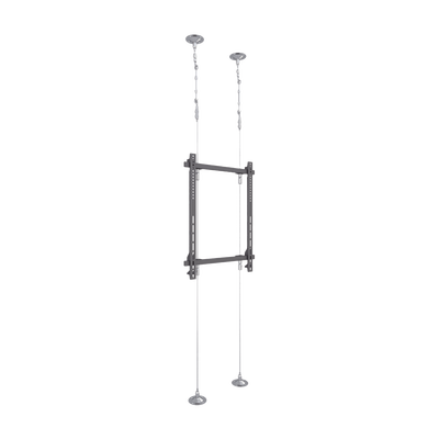 EPCOM INDUSTRIAL - Montaje Cableado de Acero| Suelo a Techo| Capacidad Máx. de Carga 30kg| Para Pantallas de 32" ~ 75"| VESA 400 x 600