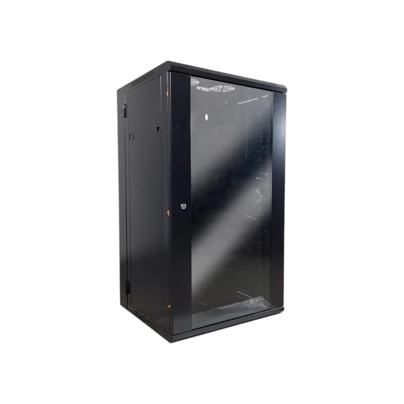 LINKEDPRO - Gabinete de Pared con Puerta de Cristal Templado, 635mm de Profundidad, 6U Rack de 19 in, Acero Reforzado