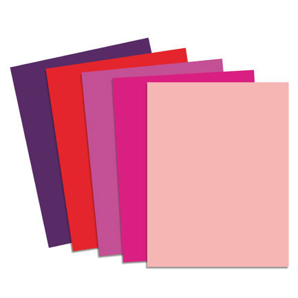 EUROCOLORS - Papel Cortado Eurocolors Carta colores Arcoiris Girly Paquete C/100