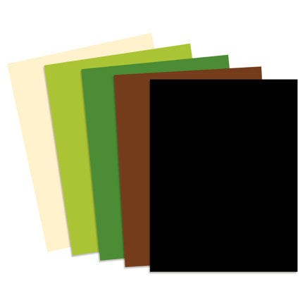 EUROCOLORS - Papel Cortado Eurocolors Carta Colores Arcoiris Terra Paquete C/100