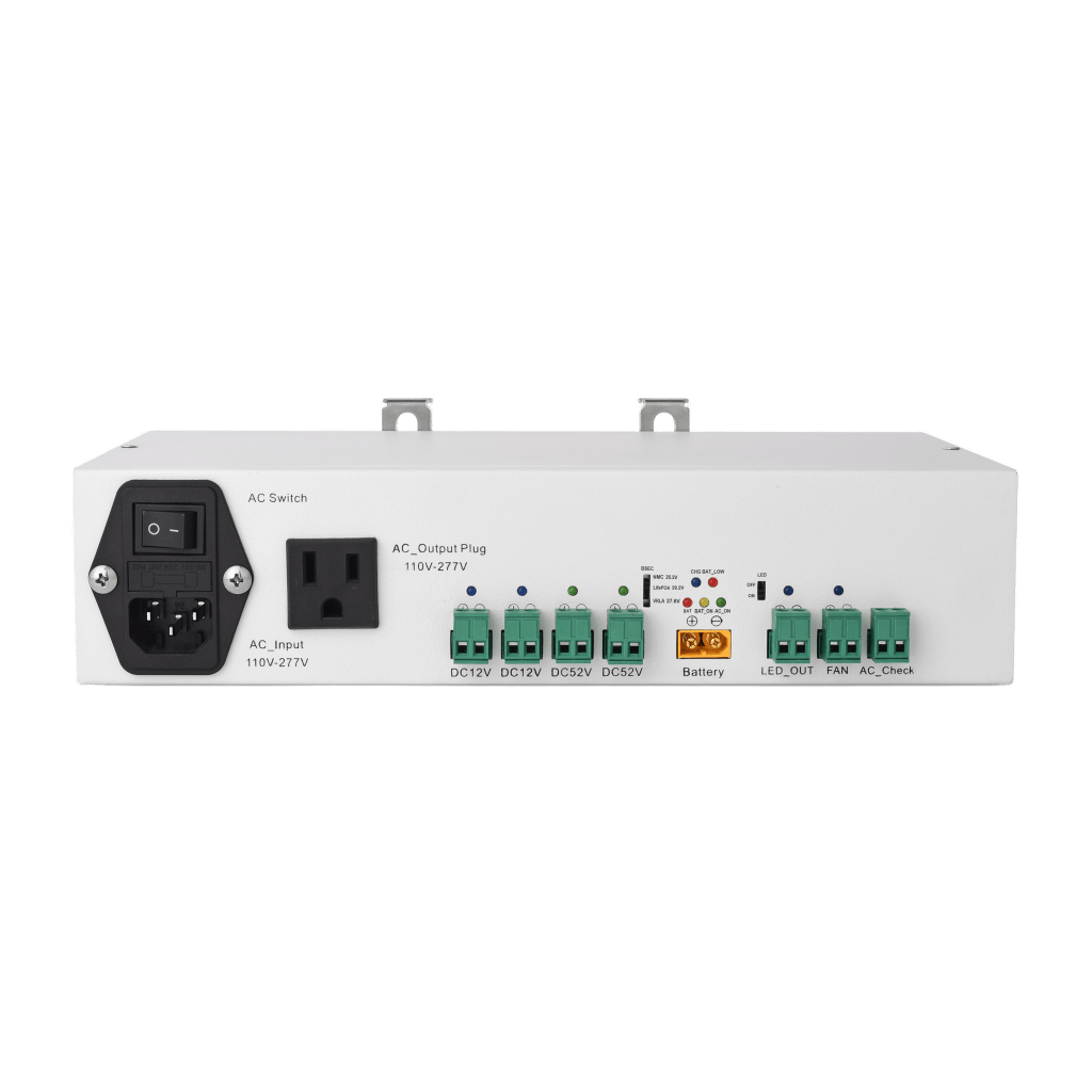 EPCOM POWERLINE - Fuente de alimentación con salida de 52 V @ 3A, 12 V @ 5A con capacidad de respaldo