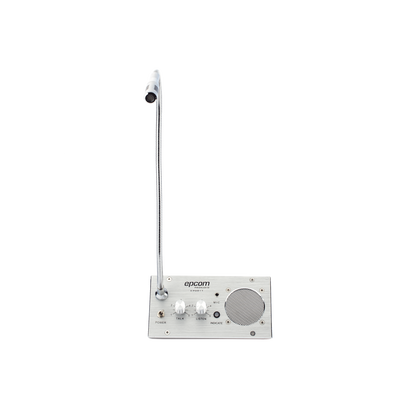 EPCOM PROAUDIO - Sistema de Intercomunicación | Ideal para Ventanillas | Audio de voz de dos vías | 12V/1A 2W | Micrófono Interior + Micrófono Exterior