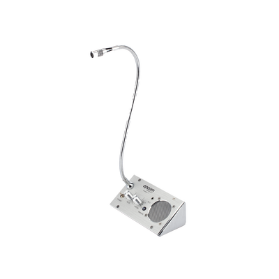 EPCOM PROAUDIO - Sistema de Intercomunicación | Ideal para Ventanillas | Audio de voz de dos vías | 12V/1A 2W | Micrófono Interior + Micrófono Exterior