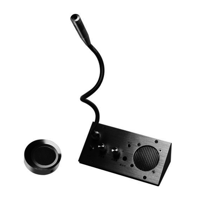EPCOM PROAUDIO - Sistema de Intercomunicación | Ideal para Ventanillas | Audio de voz de dos vías | 12V/1A 3W | Micrófono Interior + Micrófono Exterior
