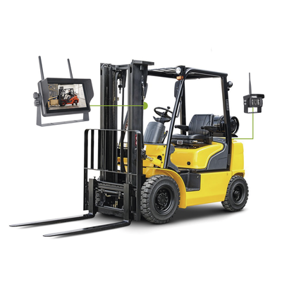 EPCOM - Sistema Profesional Inalámbrico de Cámara de Reversa Infrarroja y Monitor Touch de 7" para Vehículos de Trabajo y Montacargas