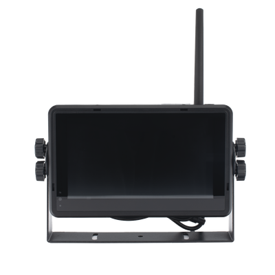 EPCOM - Sistema Profesional Inalámbrico de Cámara de Reversa Infrarroja y Monitor Touch de 7" para Vehículos de Trabajo y Montacargas