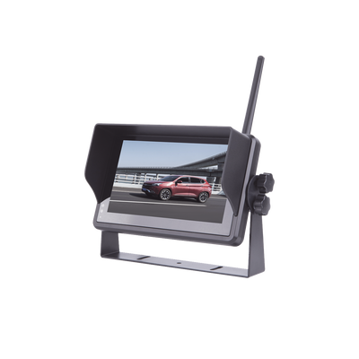 EPCOM - Sistema Profesional Inalámbrico de Cámara de Reversa Infrarroja y Monitor Touch de 7" para Vehículos de Trabajo y Montacargas