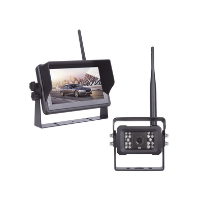 EPCOM - Sistema Profesional Inalámbrico de Cámara de Reversa Infrarroja y Monitor Touch de 7" para Vehículos de Trabajo y Montacargas