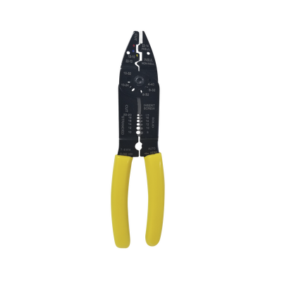 EPCOM POWERLINE -  Pinza Cortacables / Pelacables 10 a 22 AWG con Plegador de Conectores.