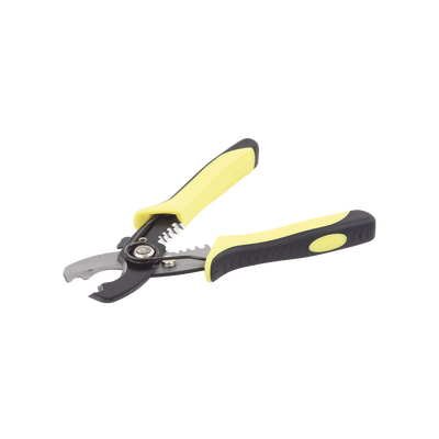 EPCOM POWERLINE - Pinza Pelacables (8-14 AWG) y Cortacables (2/0 AWG Max.) Diseño de Alta Precisión. Mango Ergonómico.