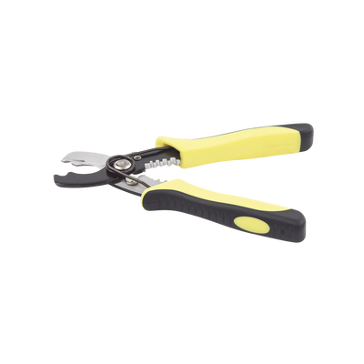 EPCOM POWERLINE - Pinza Pelacables (8-14 AWG) y Cortacables (2/0 AWG Max.) Diseño de Alta Precisión. Mango Ergonómico.