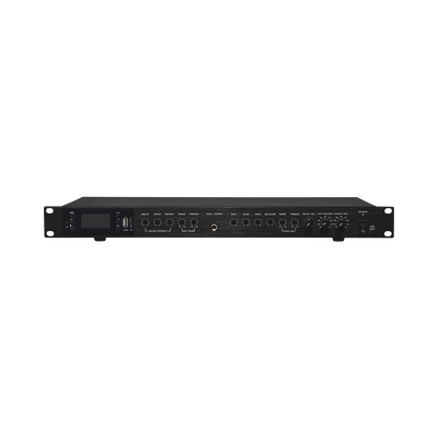EPCOM PROAUDIO - Amplificador de Audio | 2 x 60W | Baja Impedancia 4 - 8Ω | Reproductor Bluetooth, USB, SD | Efectos Integrados Delay, Echo, Repeat