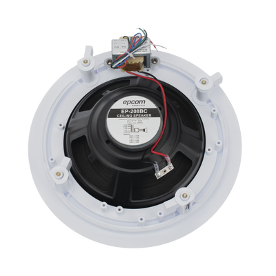 EPCOM PROAUDIO - Altavoz de Techo | 8" | 1.87w - 15w | 70/100v | Material ABS | Rejilla Metálica