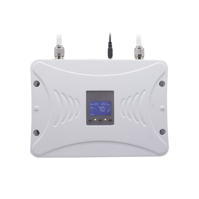 EPCOM - Kit Amplificador de Señal Celular 2G, 3G y 4G / Mejora llamadas convencionales y VoLTE / Amplifica señal de TELCEL, AT&T y MOVISTAR / Cubre hasta 300 m² con una antena y hasta 900 m² con 3 antenas.